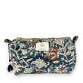 Trousse toilette maquillage Kantha Bagru en coton artisanal vintage accessoire yoga bohème femme Maison Bahan